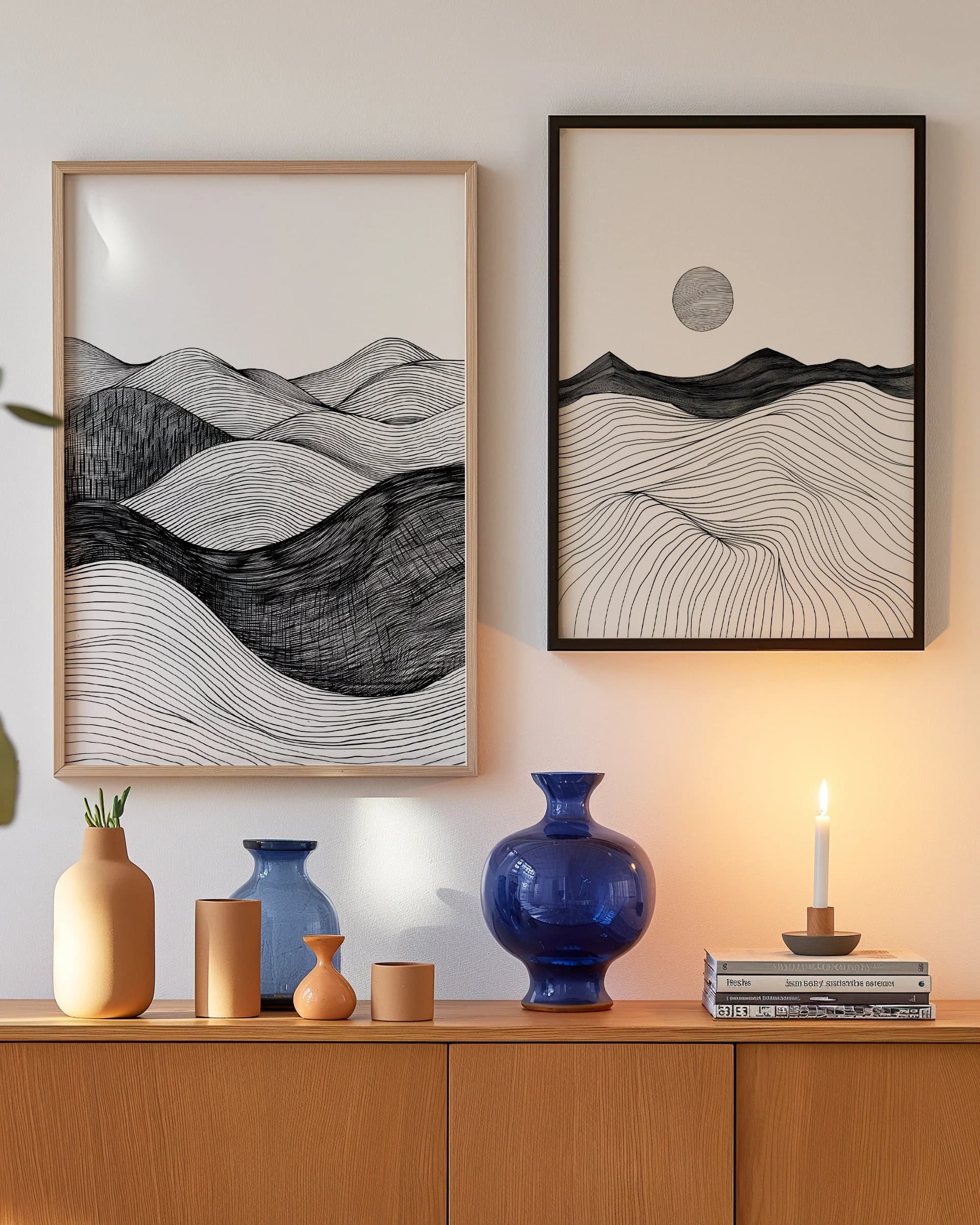 Abstract Minimalist Line Art Set